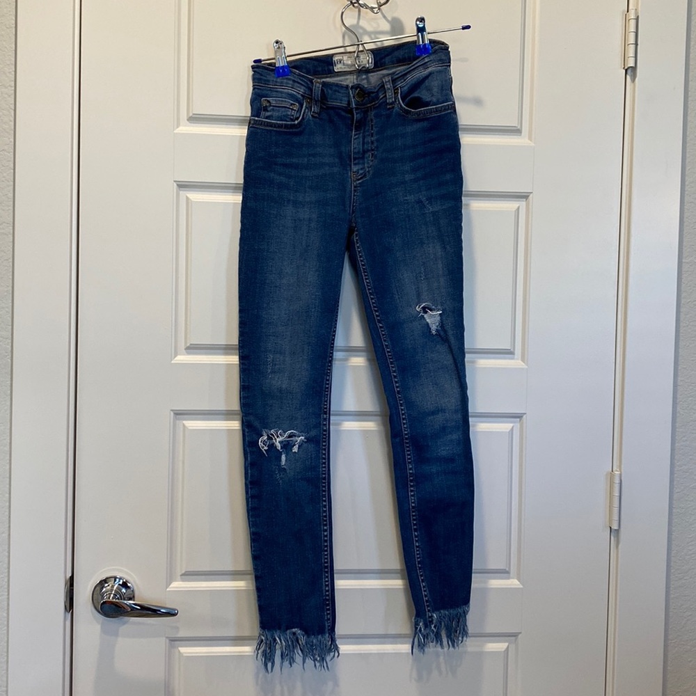 Free People Distressed Jeans
